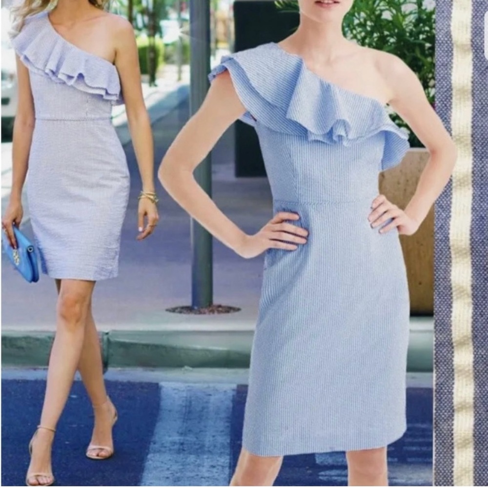 J. Crew Seersucker Dress